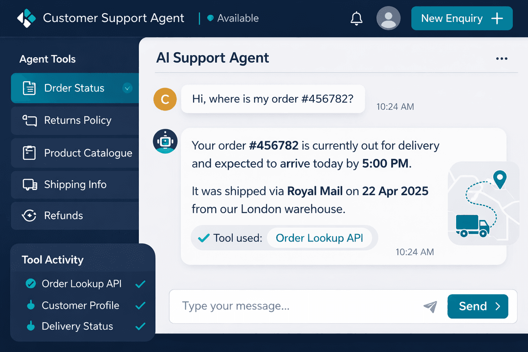 E-Commerce Business Automates Tier-1 Customer Support with LangGraph.js case study image
